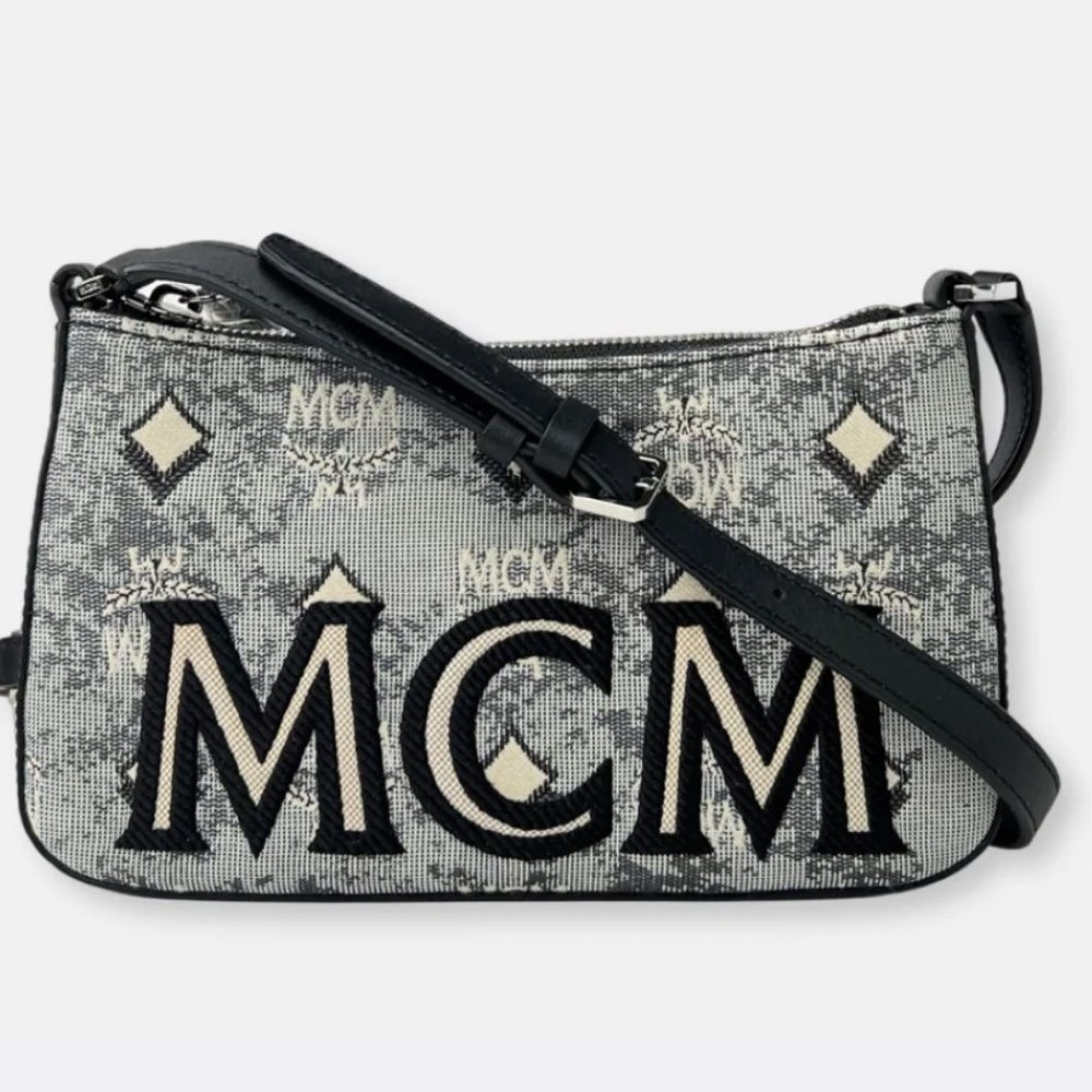 BRAND NEW MCM Jacquard Shoulder/ Crossbody Bag NWT